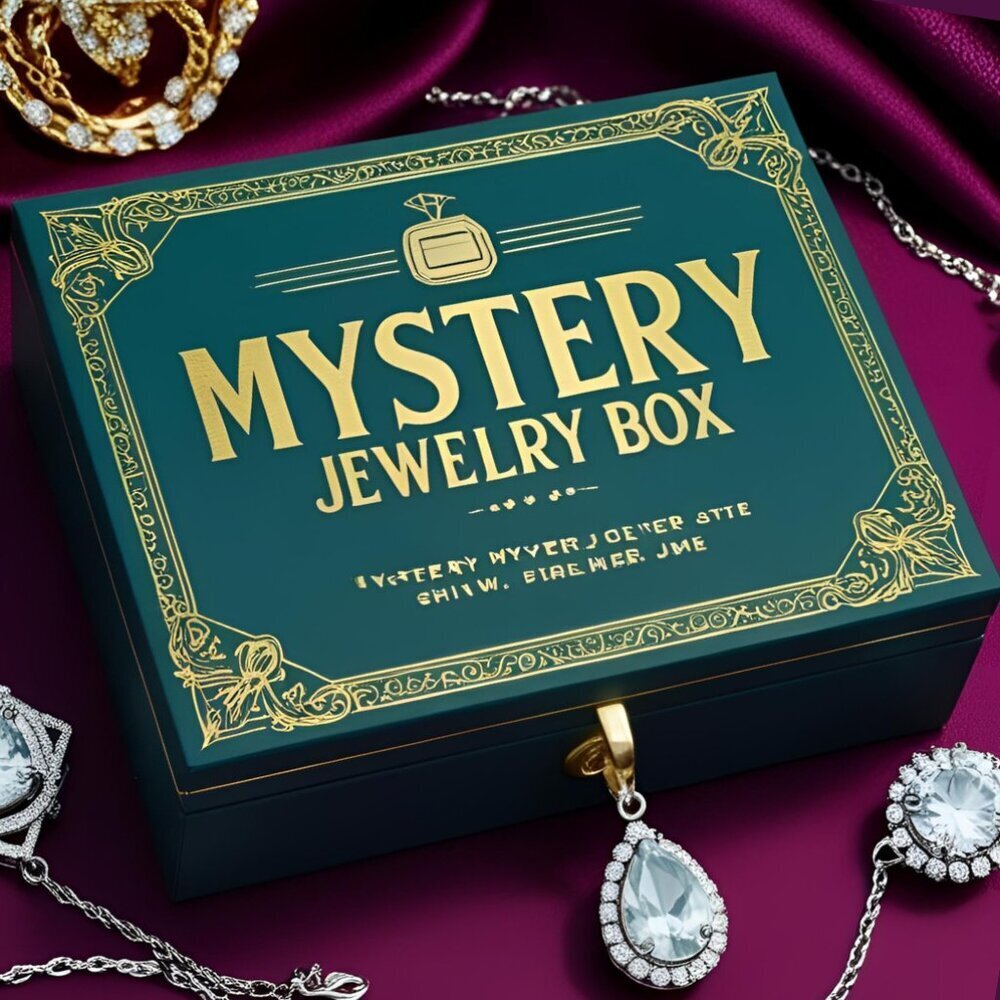 Mystery Jewelry Box 5 Items. The fun is the surprise, What will you get?